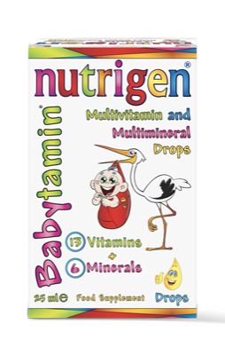 Nutrigen Babytamin vitam.tipat vauvoille 25 ml